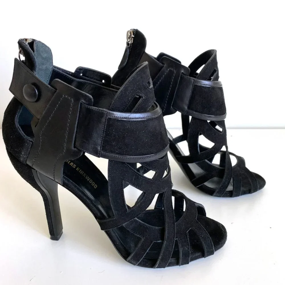 Nicholas Kirkwood Bootie Heels - Picture 1 of 7